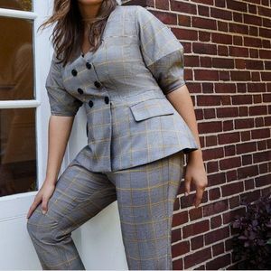 Eloquii plaid suit
